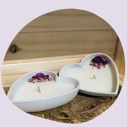 Bougie massage saint valentin