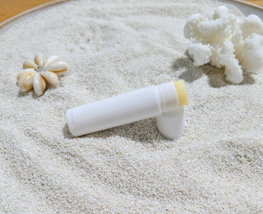 Natural Lip Balm – Monoi, Shea Butter & Beeswax